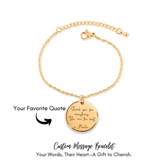 Custom Message Bracelet