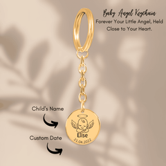 Baby Angel Keychain