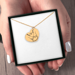 Our first christmas together Heart Necklace