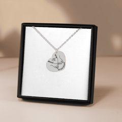 Our first christmas together Heart Necklace