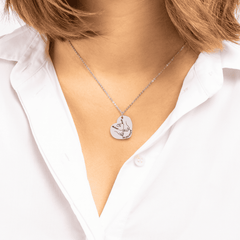 Our first christmas together Heart Necklace
