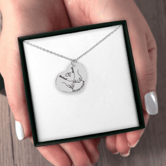 Our first christmas together Heart Necklace